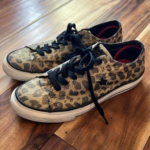 Converse One Star Metallic Cheetah • Size 7